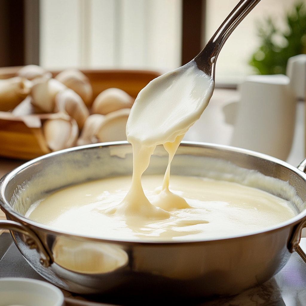 Béchamel légère sans beurre depuis recettemoderne
