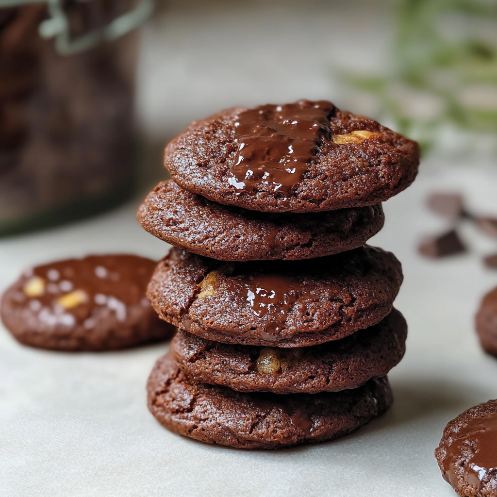 Biscuits sages aux noix au chocolat depuis recettemoderne