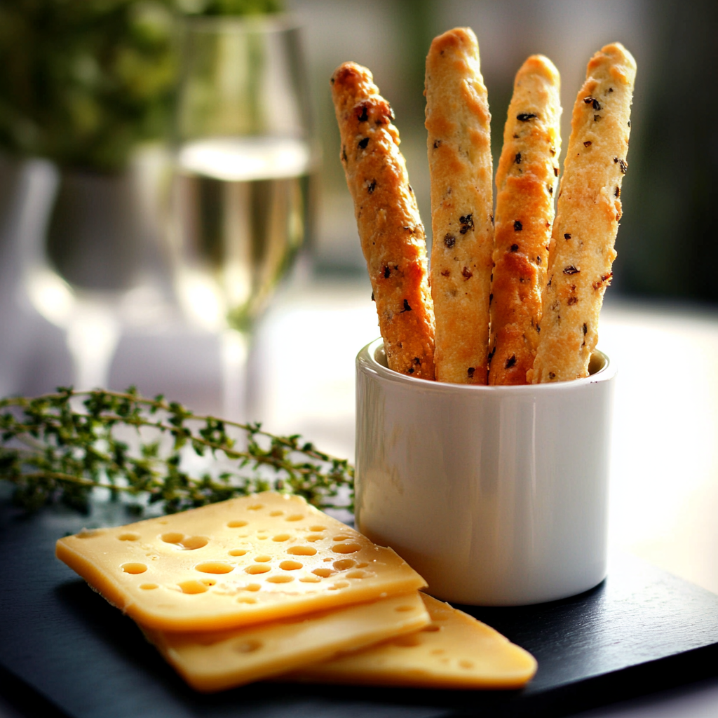 Gressins à l’Ail et au Fromage depuis recettemoderne