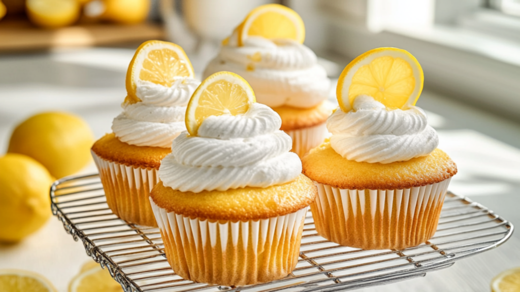 Cupcakes citron meringués depuis recettemoderne