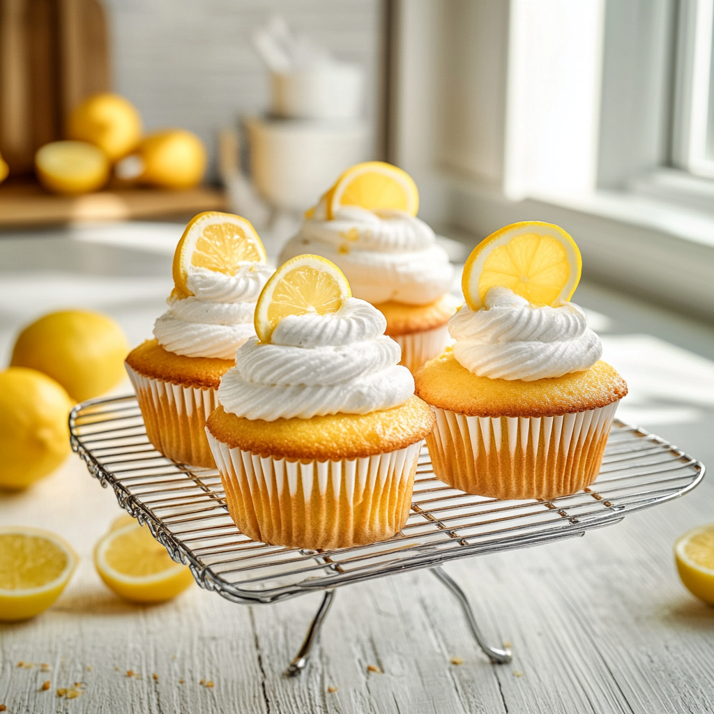 Cupcakes citron meringués depuis recettemoderne