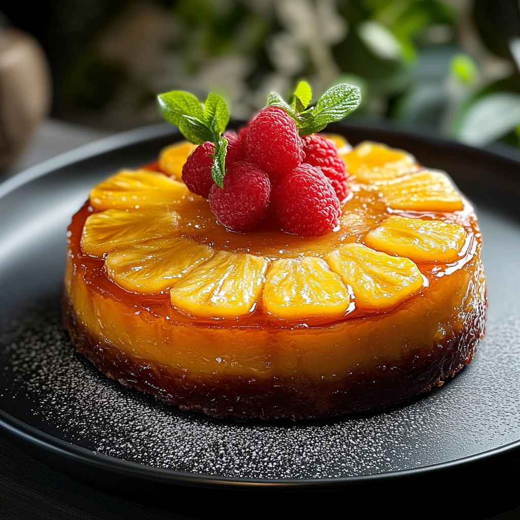 Gâteau de Semoule à l’Ananas depuis recettemoderne