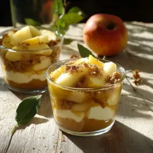 Verrine de Pain d'Épice et Pomme depuis recettemoderne