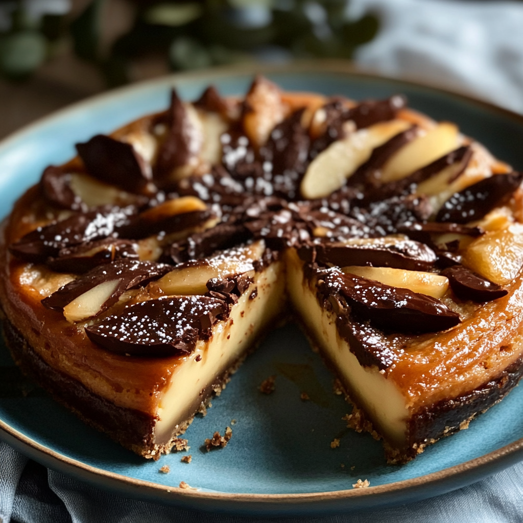 Clafoutis aux Poires et au Chocolat depuis recettemoderne