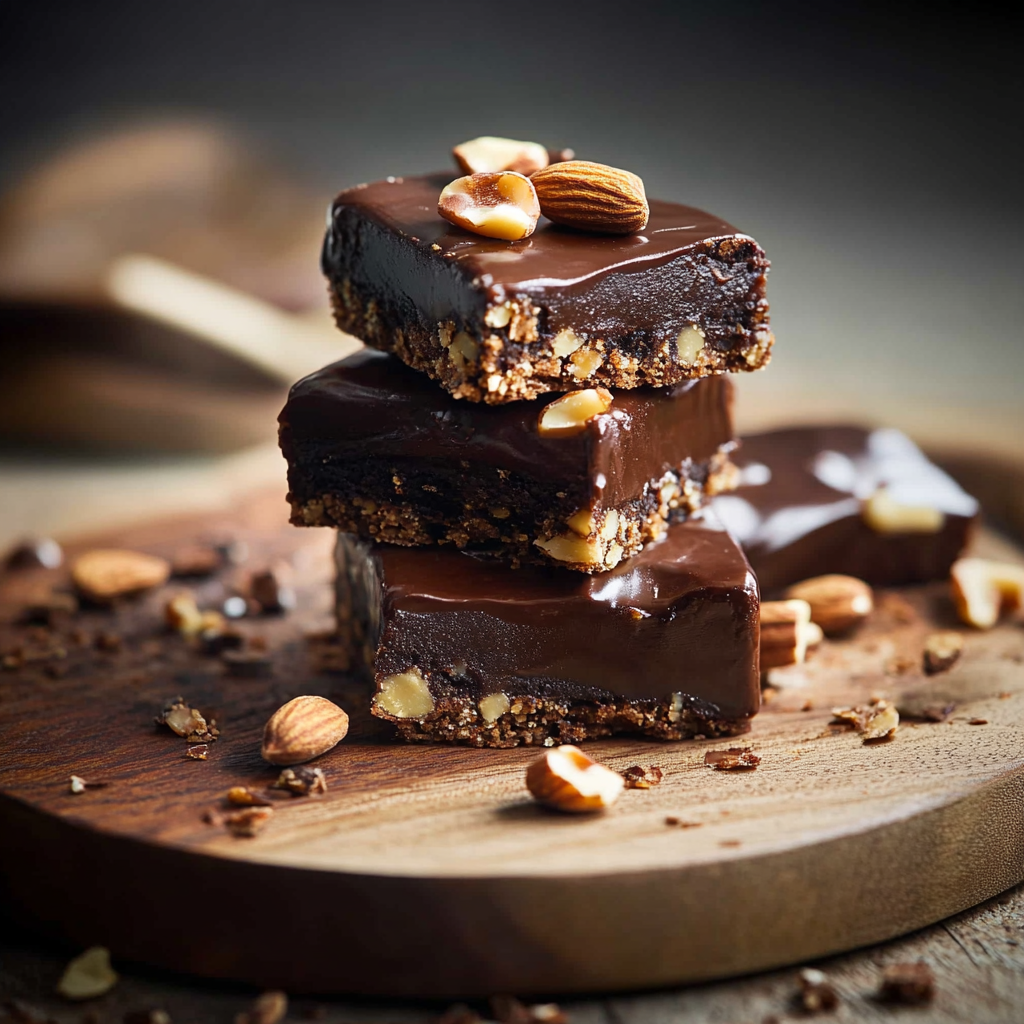 Carrés chocolat-noix depuis recettemoderne