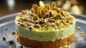 Gâteau aux pistaches et au safran depuis recettemoderne
