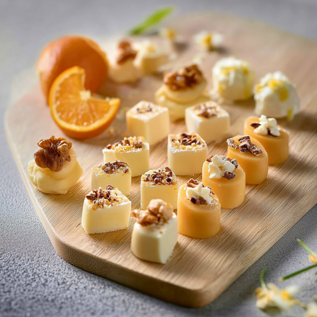 Mignardises amande orange depuis recettemoderne
