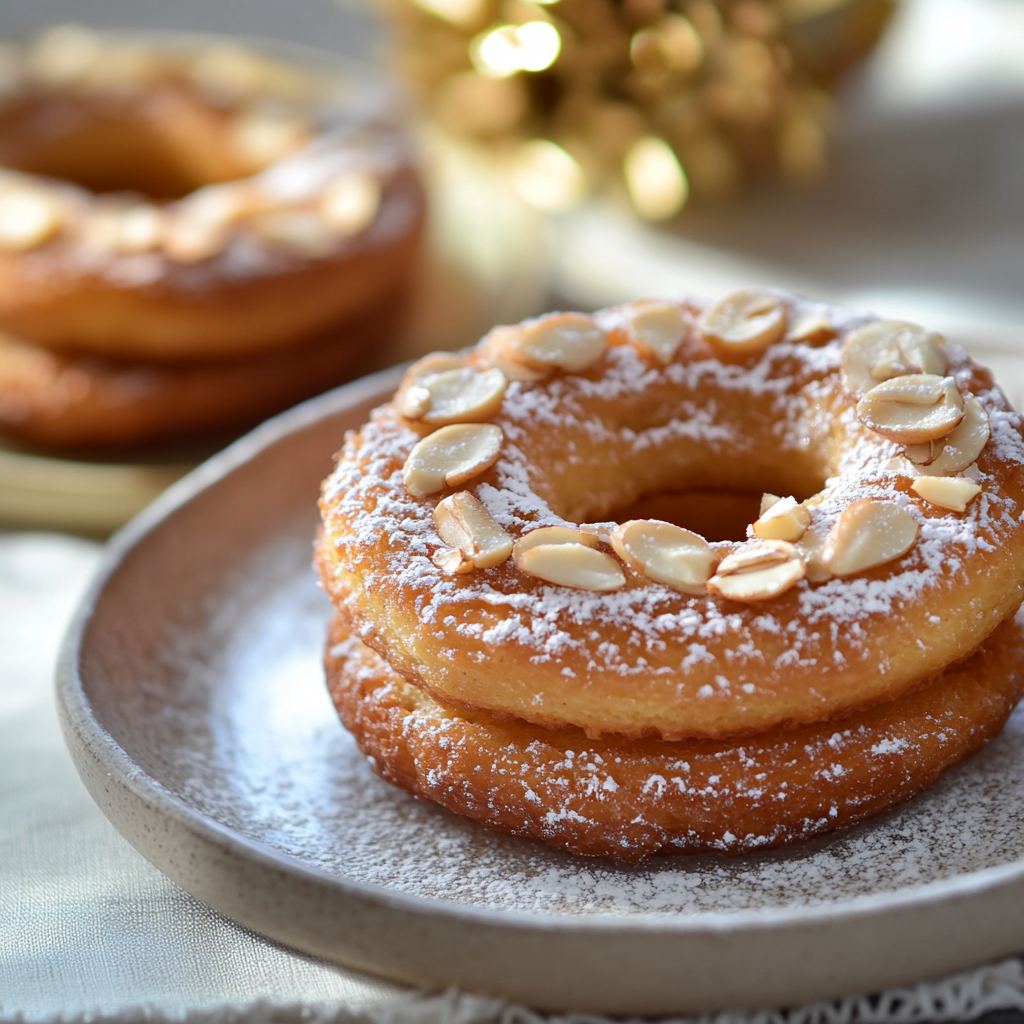Anneaux aux amandes depuis recettemoderne