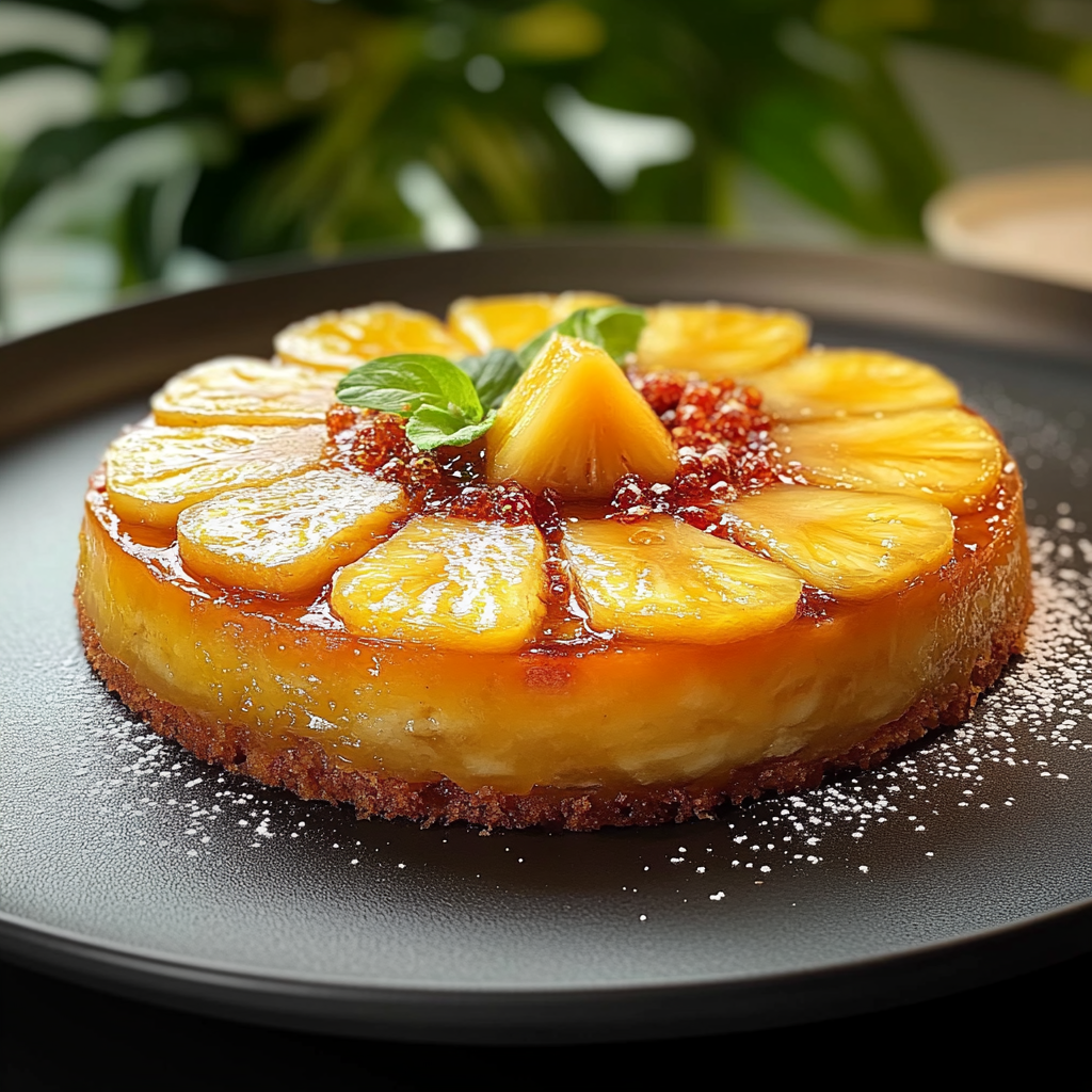 Gâteau de Semoule à l’Ananas depuis recettemoderne