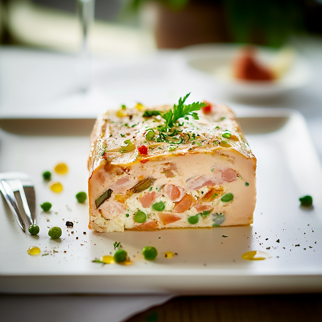 Terrine de poisson aux crevettes depuis recettemoderne