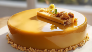 Entremets vanille caramel spéculoos depuis recettemoderne