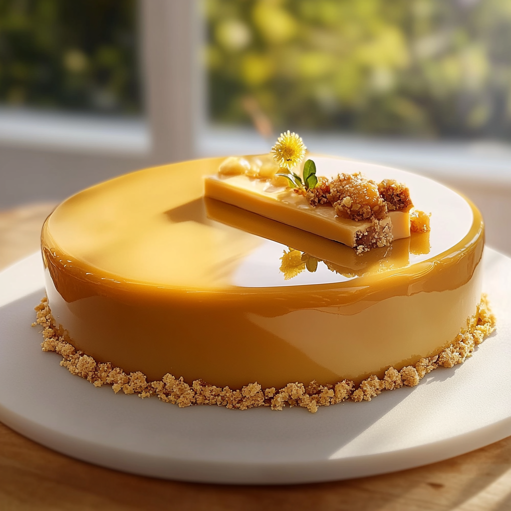 Entremets vanille caramel spéculoos depuis recettemoderne