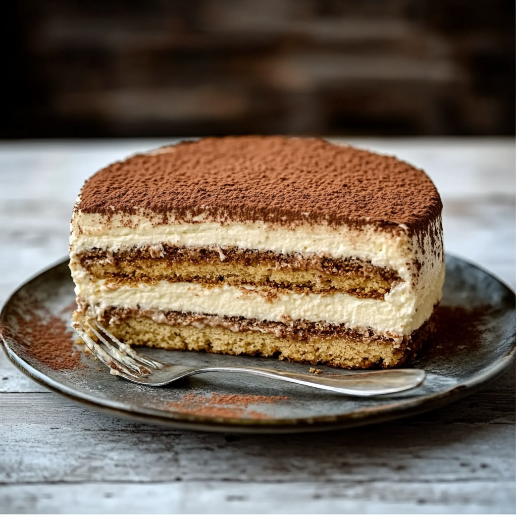 Gâteau à étages au tiramisu depuis recettemoderne