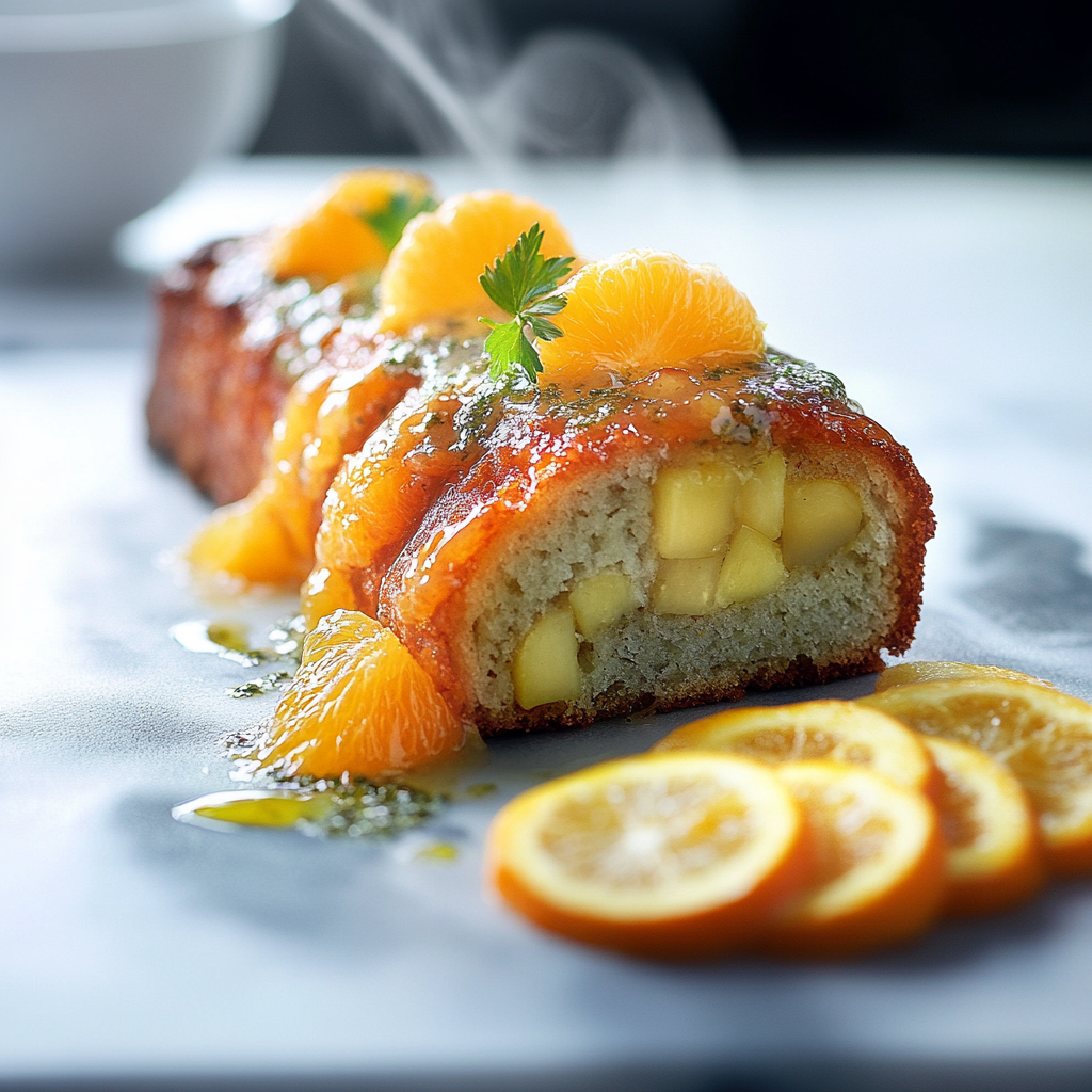 Marbré à l’orange et aux pavots depuis recettemoderne