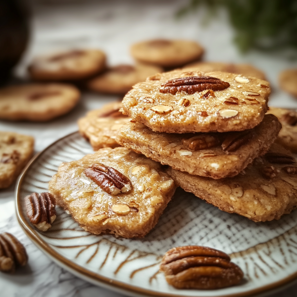Sablés aux noix de pécan depuis recettemoderne
