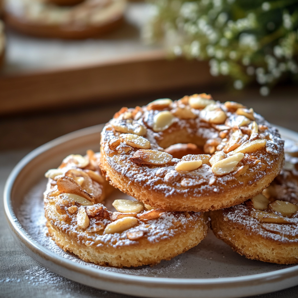 Anneaux aux amandes depuis recettemoderne