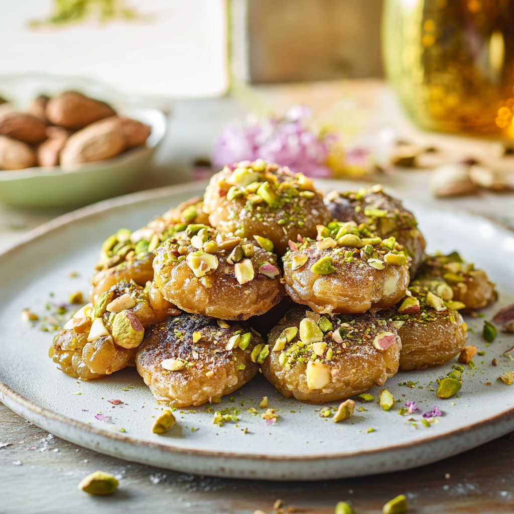 FLORENTINS AUX AMANDES et pistache depuis recettemoderne