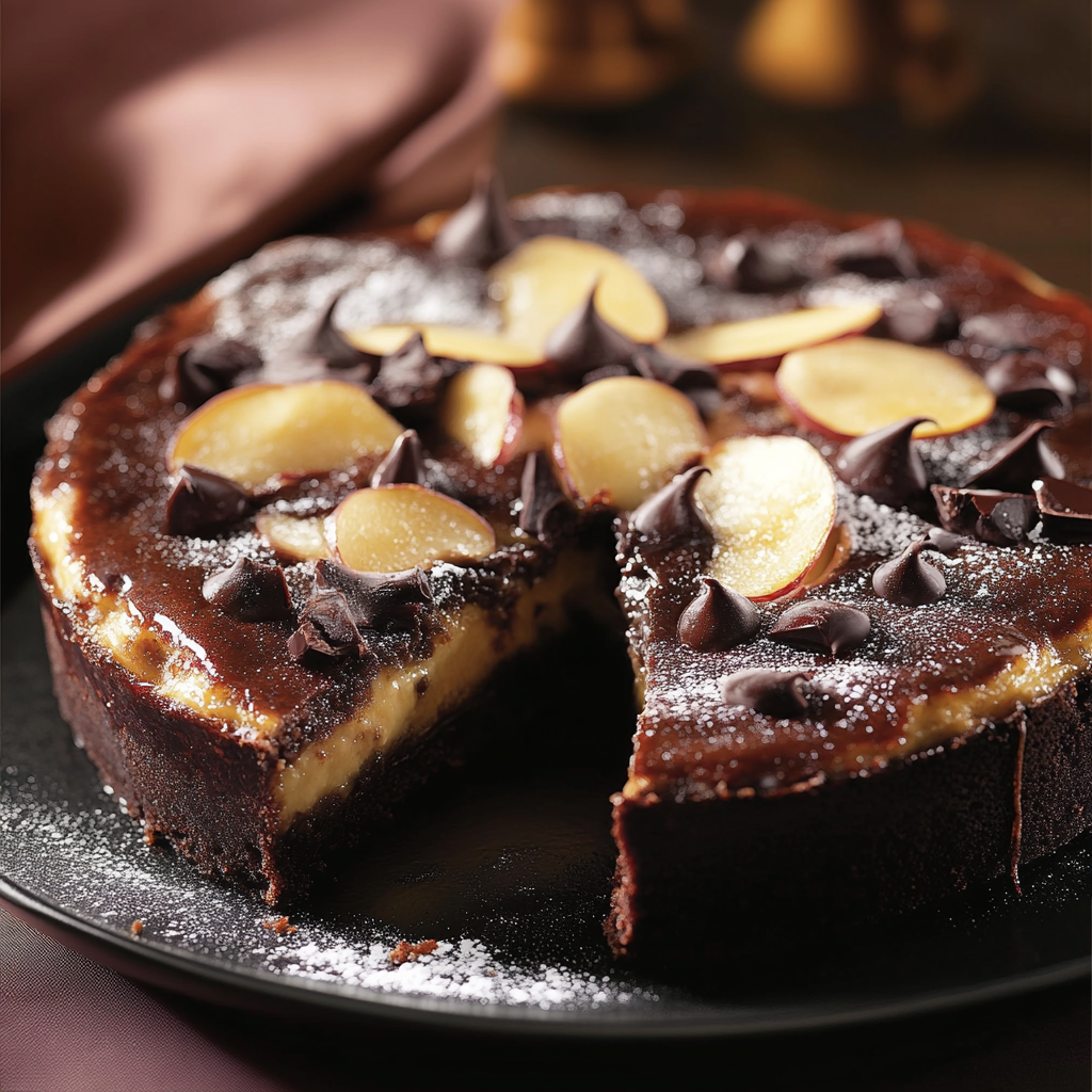 Clafoutis aux Poires et au Chocolat depuis recettemoderne