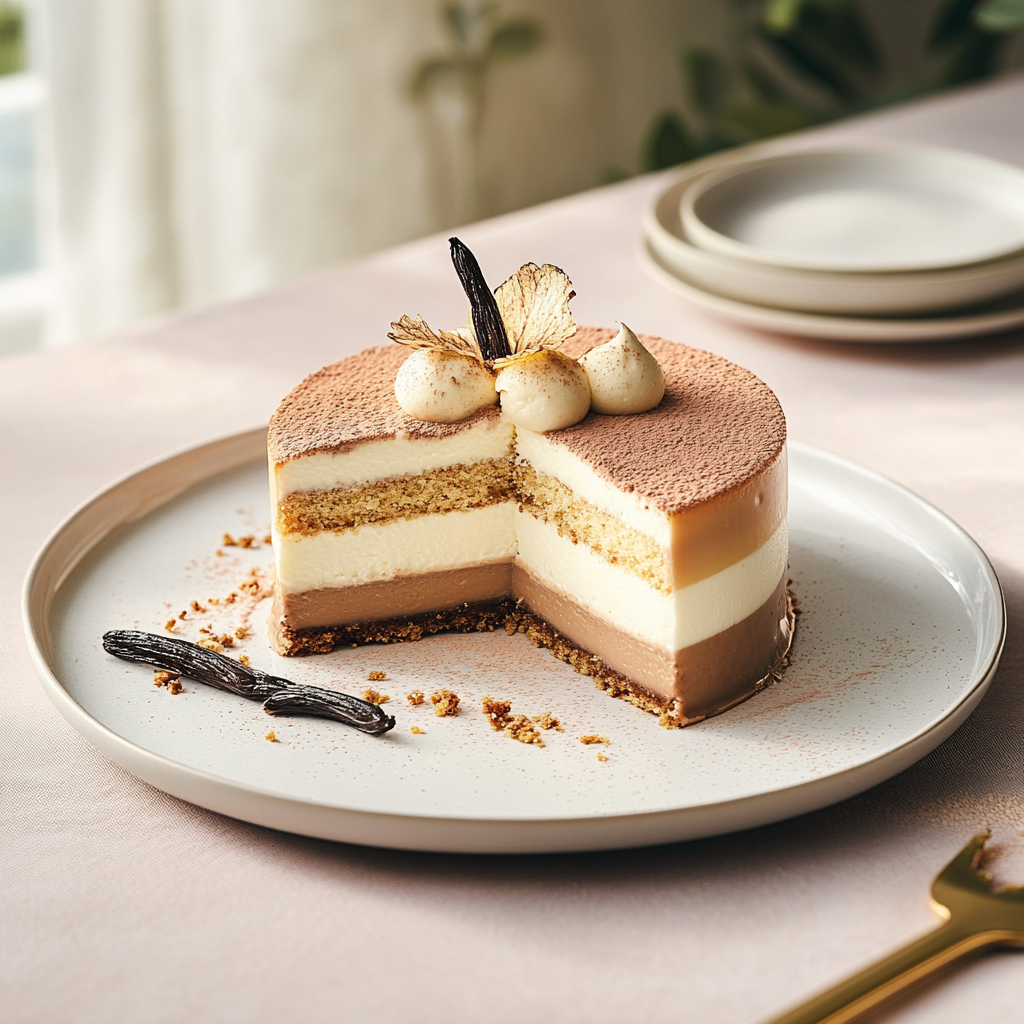 Charlotte praliné noisette depuis recettemoderne