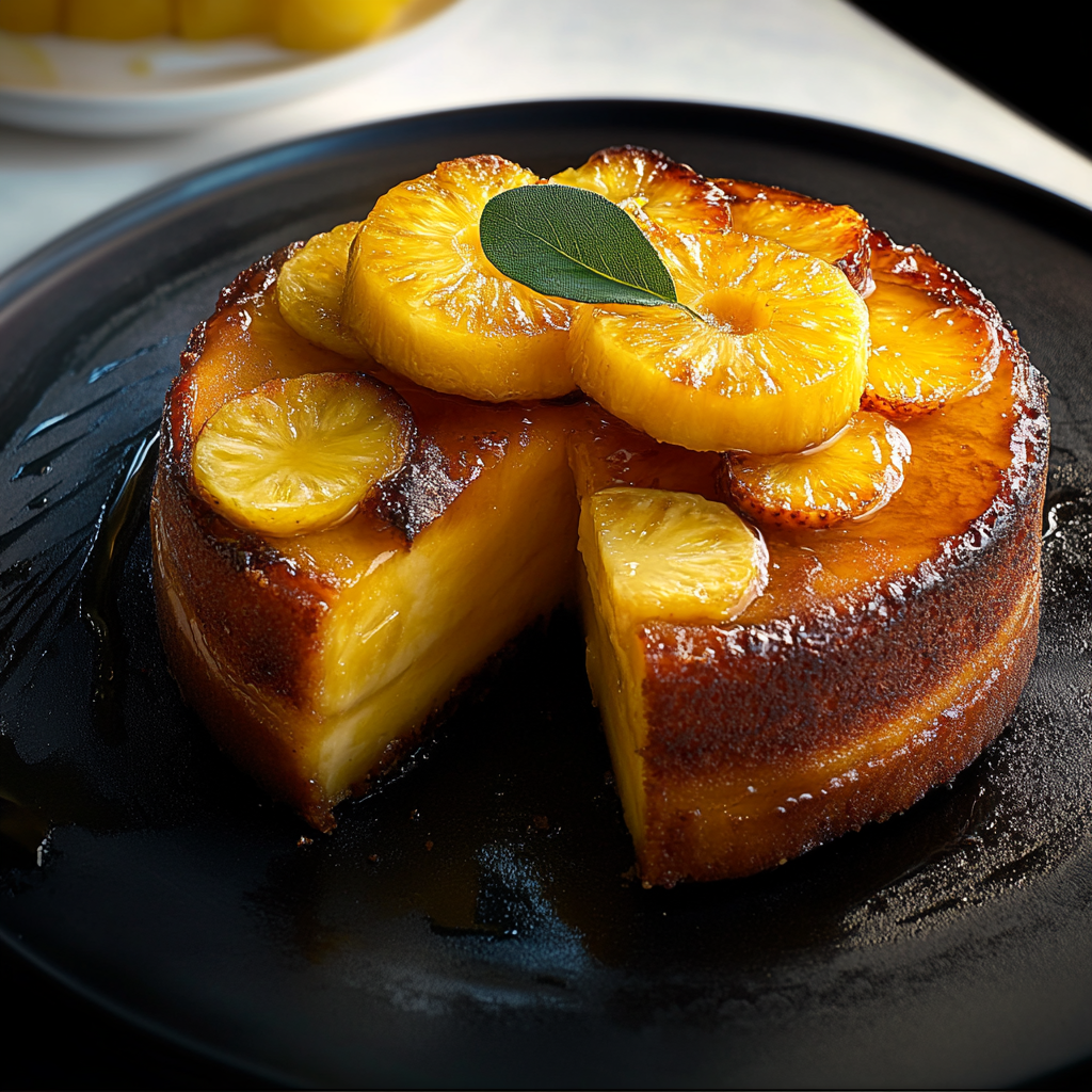 Gâteau de Semoule à l’Ananas depuis recettemoderne