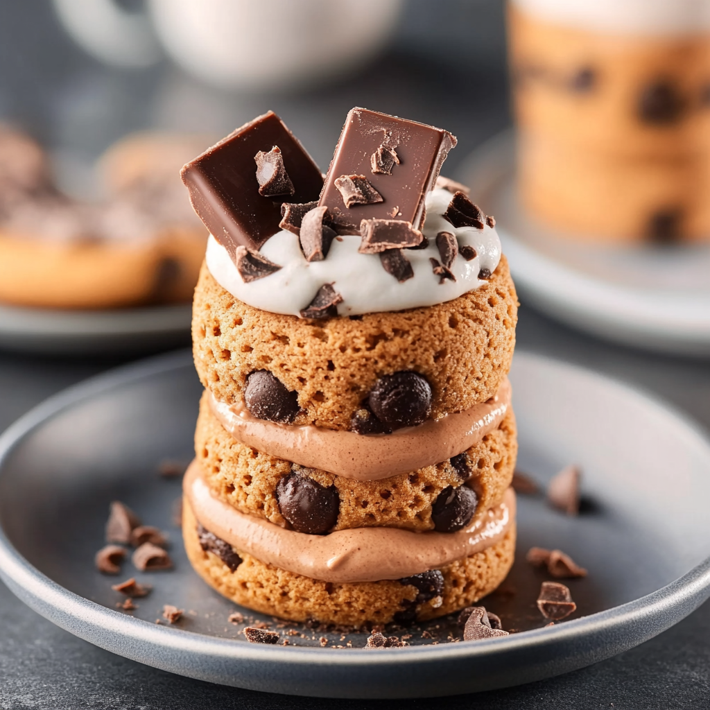 Cookies shot mousse au chocolat depuis recettemoderne