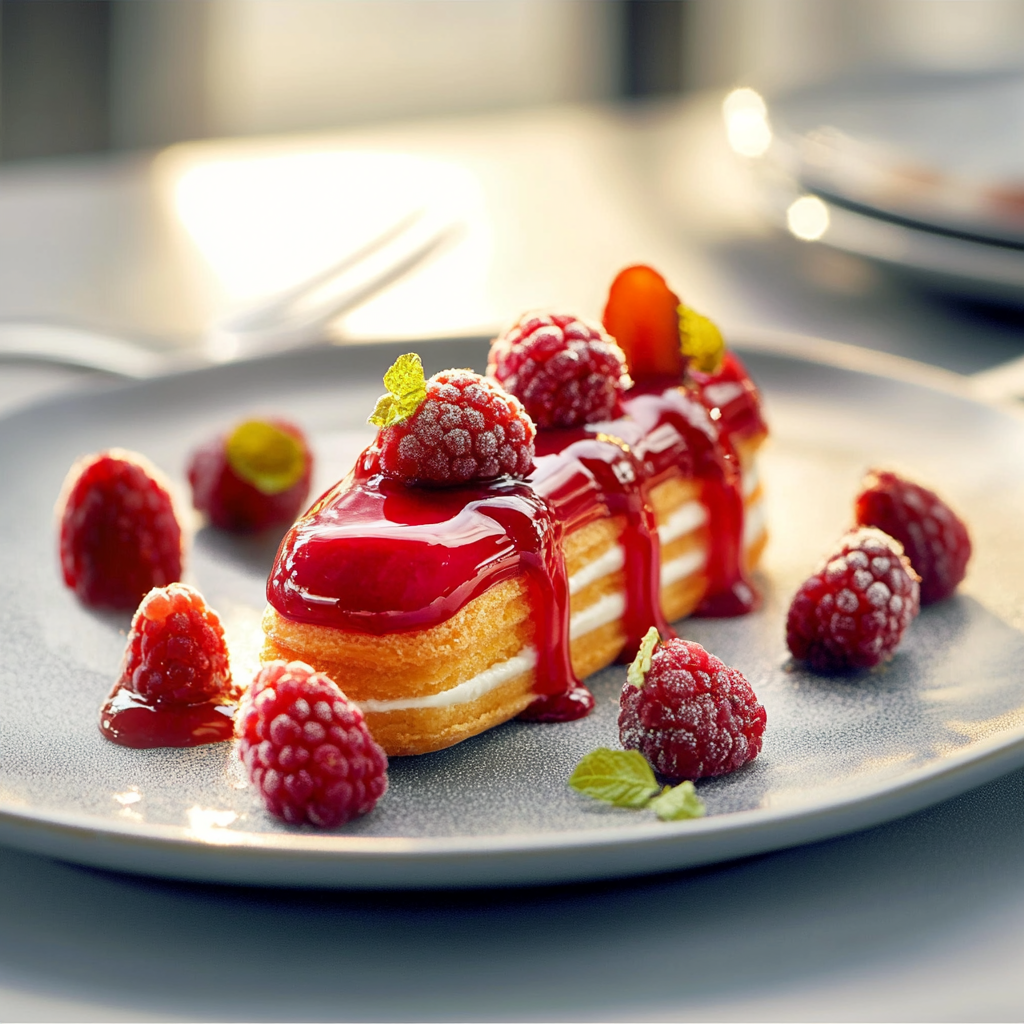 Moelleux à la crème et aux fruits depuis recettemoderne
