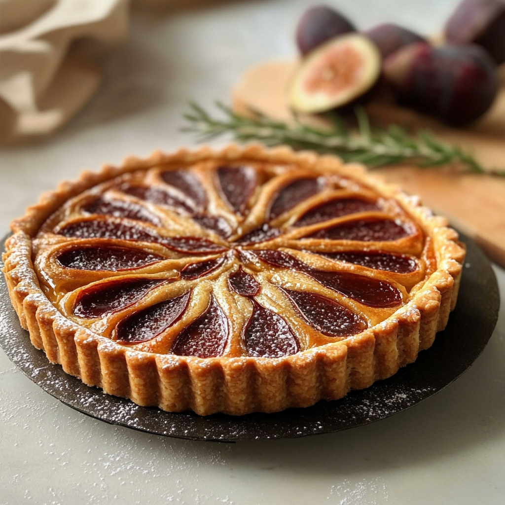 Tarte FIGUE AMANDE depuis recettemoderne