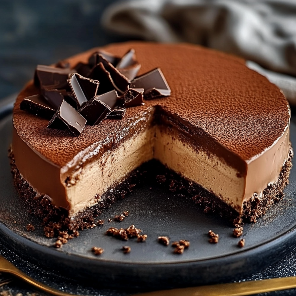 Cheesecake Tiramisu Chocolat depuis recettemoderne