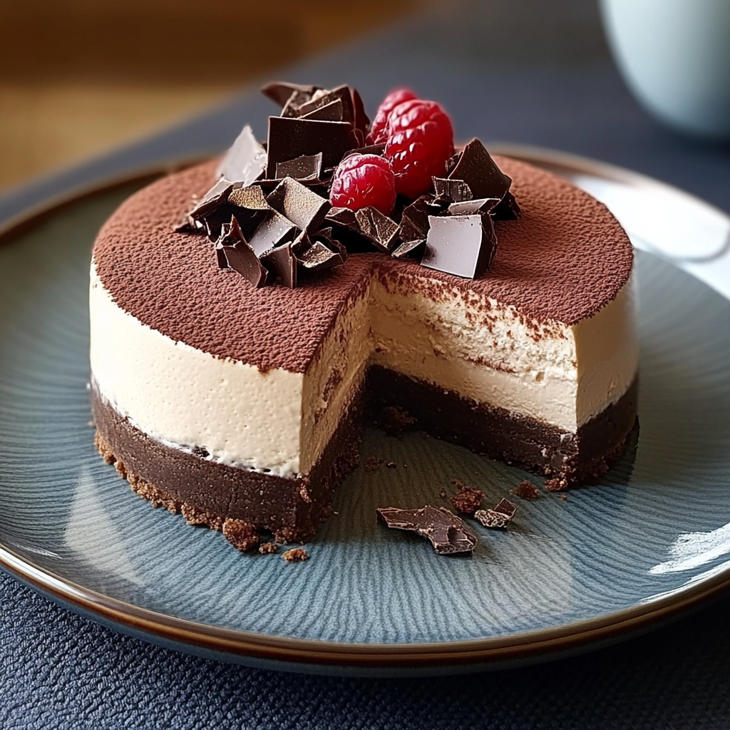 Cheesecake Tiramisu Chocolat depuis recettemoderne