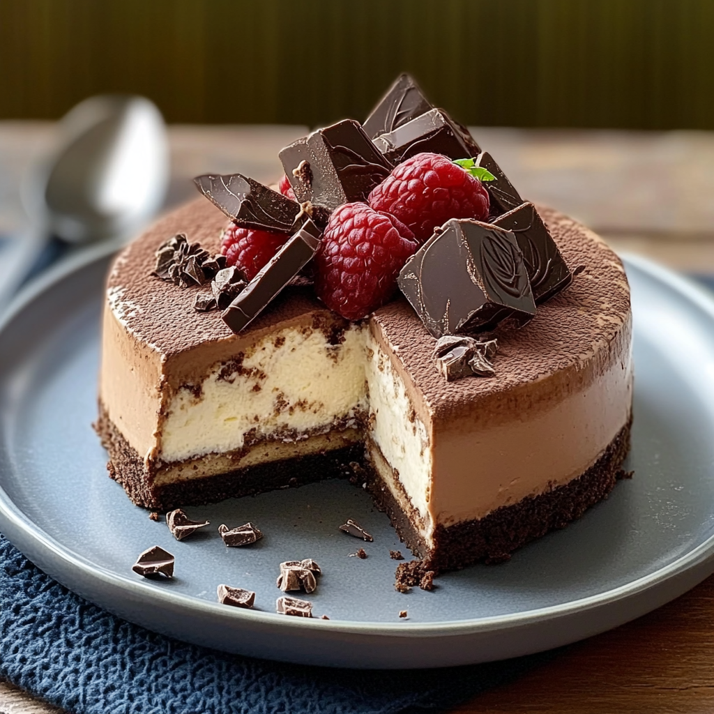 Cheesecake Tiramisu Chocolat depuis recettemoderne