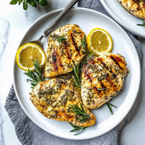 Escalopes de poulet au thym et citron - Simple et Savoureuse