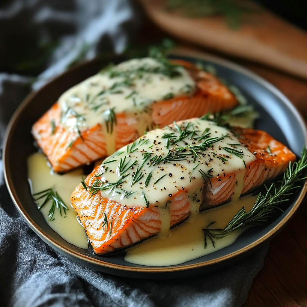 Pavés de saumon croustillants depuis recettemoderne