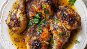 Poulet rôti à la normande depuis recettemoderne