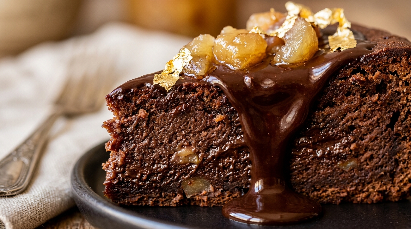 Fondant Gourmand aux Marrons d'Ardèche & Ganache Chocolat Noir Grand Cru